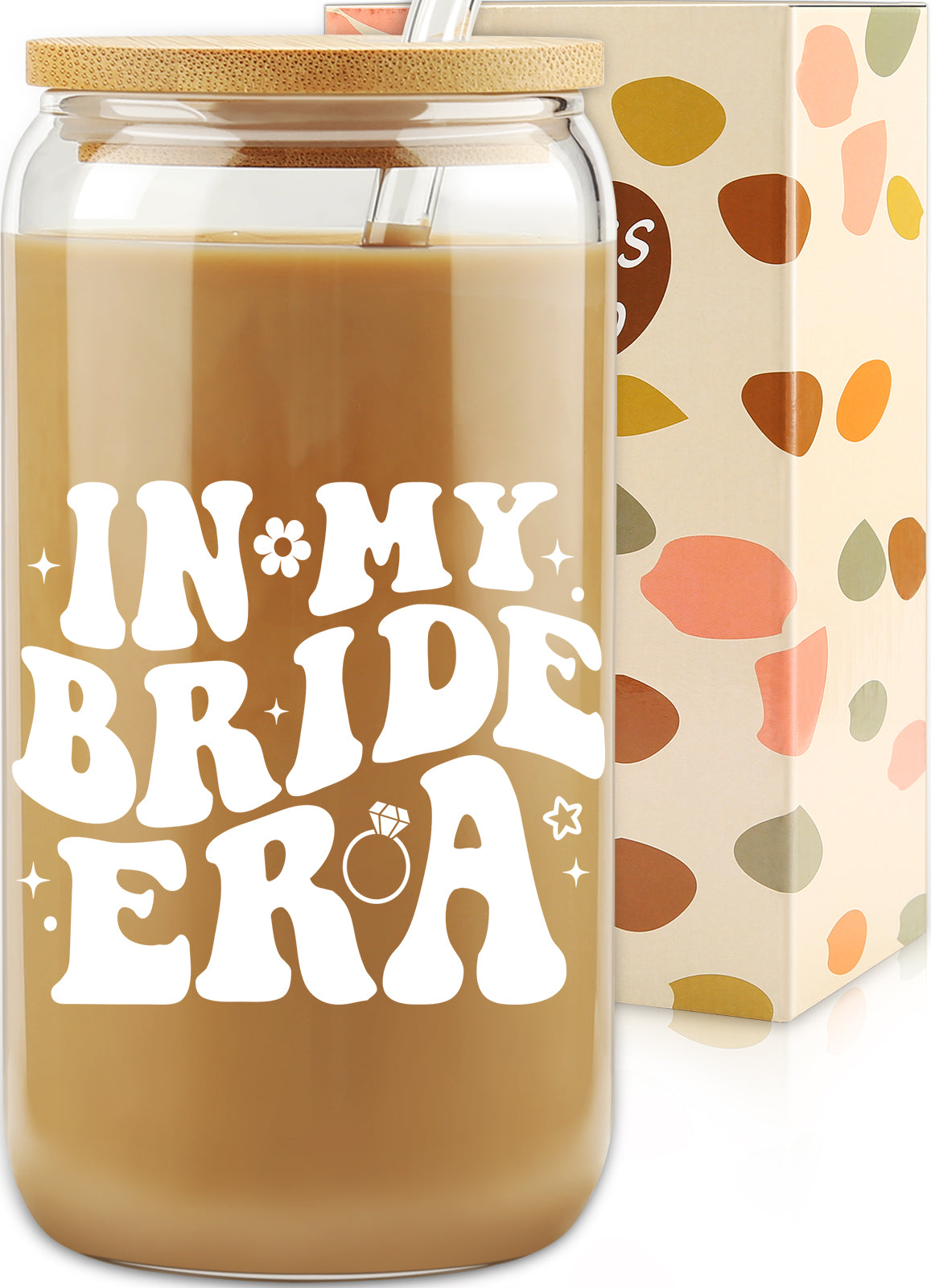 Fiance Engagement Gift, In My Bride Era Glass Cup, Future Wife Present, Wedding Gifts For Bride, Trendy Coffee Cup, Christmas for New Wife, Valentine's Day, Bridal Shower Gift, Newlywed Present
