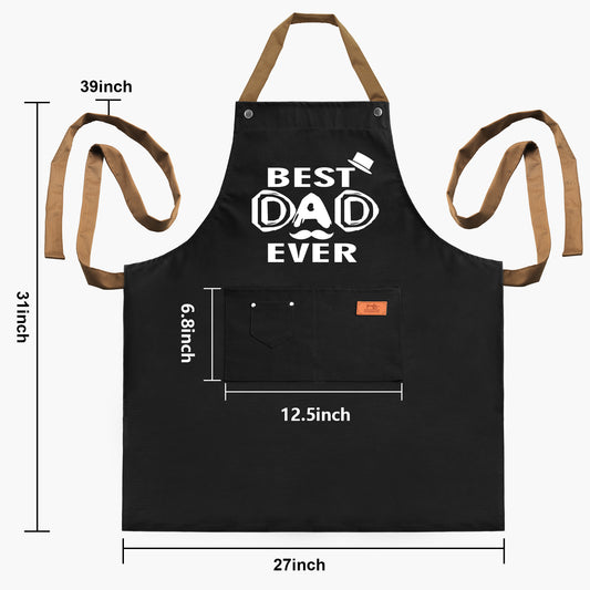 Gifts for Dad from Daughter Son - Father's Day Gifts - Birthday Gifts, Thanksgiving Gifts, Christmas Gifts for Dad - Funny Birthday Gifts for Dad, Best Dad Gifts - Best Dad Ever, BBQ Chef Apron