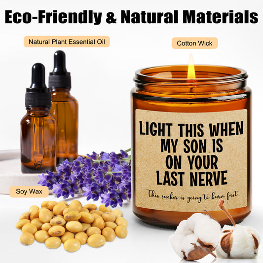 Daughter in Law Gifts, Birthday Gifts for Daughter-in-Law from Mother in Law or Father, Women Female Valentine's Gift, Surprise Gift for Future Daughter-in-Law Sons Girlfriend Candle