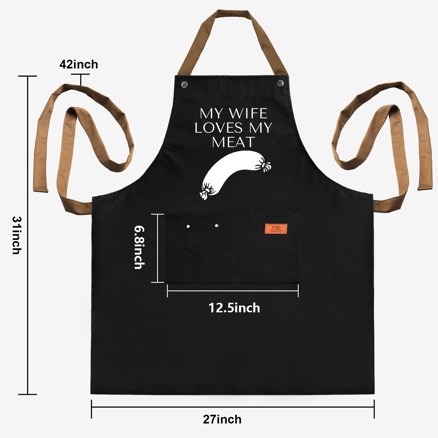 Funny Gifts for Men Apron - Dad Gifts - Husband Gifts from Wife - Fathers Day, Birthday Naughty Gifts for Men, Male Friends, Boyfriend, Guy, Chef, Him, Coworker - BBQ Cooking Grilling Aprons
