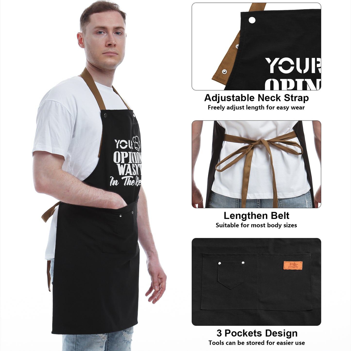 Gifts For Men, Women, Father's Day Gifts, Gifts for Dad, Husband, Boyfriend, Brother, Mom, Wife, Girlfriend, Unique Birthday Gifts, Humor Apron for friends,Bff, Kitchen Chef Aprons Baking Gifts