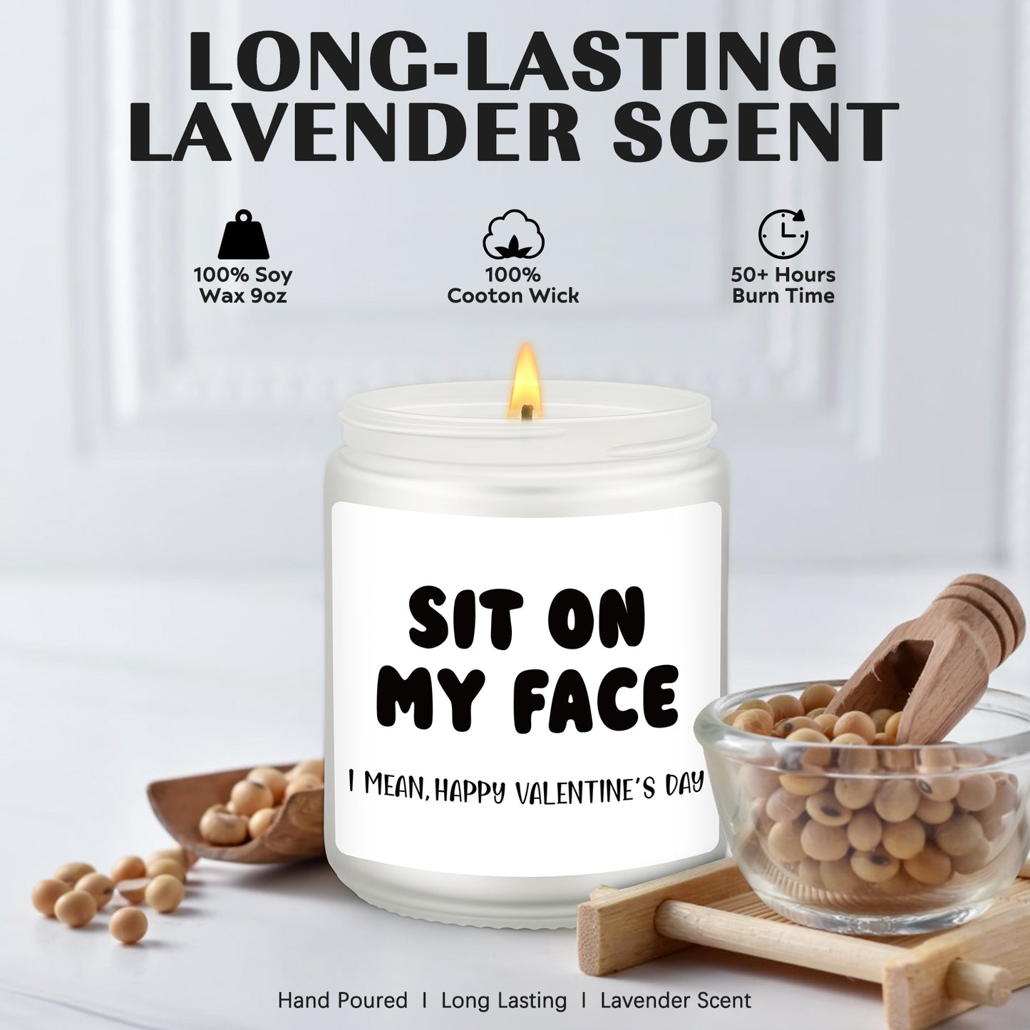 Candle Gifts for Him Boyfriend Husband Men Couples Gift Ideas, Present for Him, Naughty Anniversary Birthday Gifts for Boyfriend, Funny Romantic Gift for Husband Men, Humor Candles