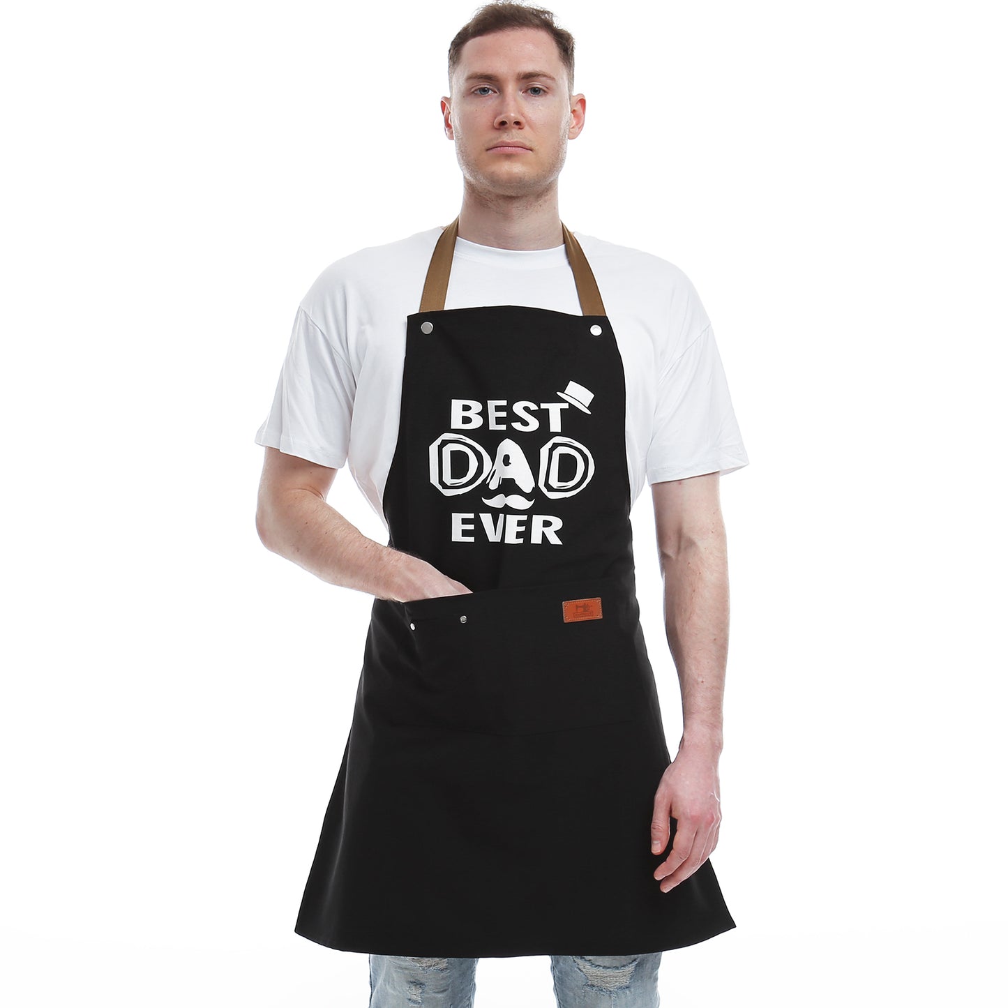 Gifts for Dad from Daughter Son - Father's Day Gifts - Birthday Gifts, Thanksgiving Gifts, Christmas Gifts for Dad - Funny Birthday Gifts for Dad, Best Dad Gifts - Best Dad Ever, BBQ Chef Apron