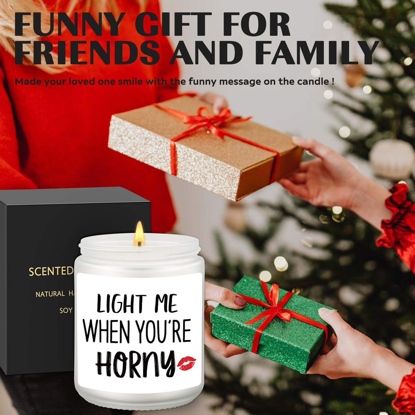 Birthday Gift for Husband, Valentine's Day Candle Gift, Anniversaries Gift for Him, V-Day Candle Gift, Funny Gag Gift, Romantic Gift, Relationship Gift for Boyfriend, Scented Candle Gift for Couples