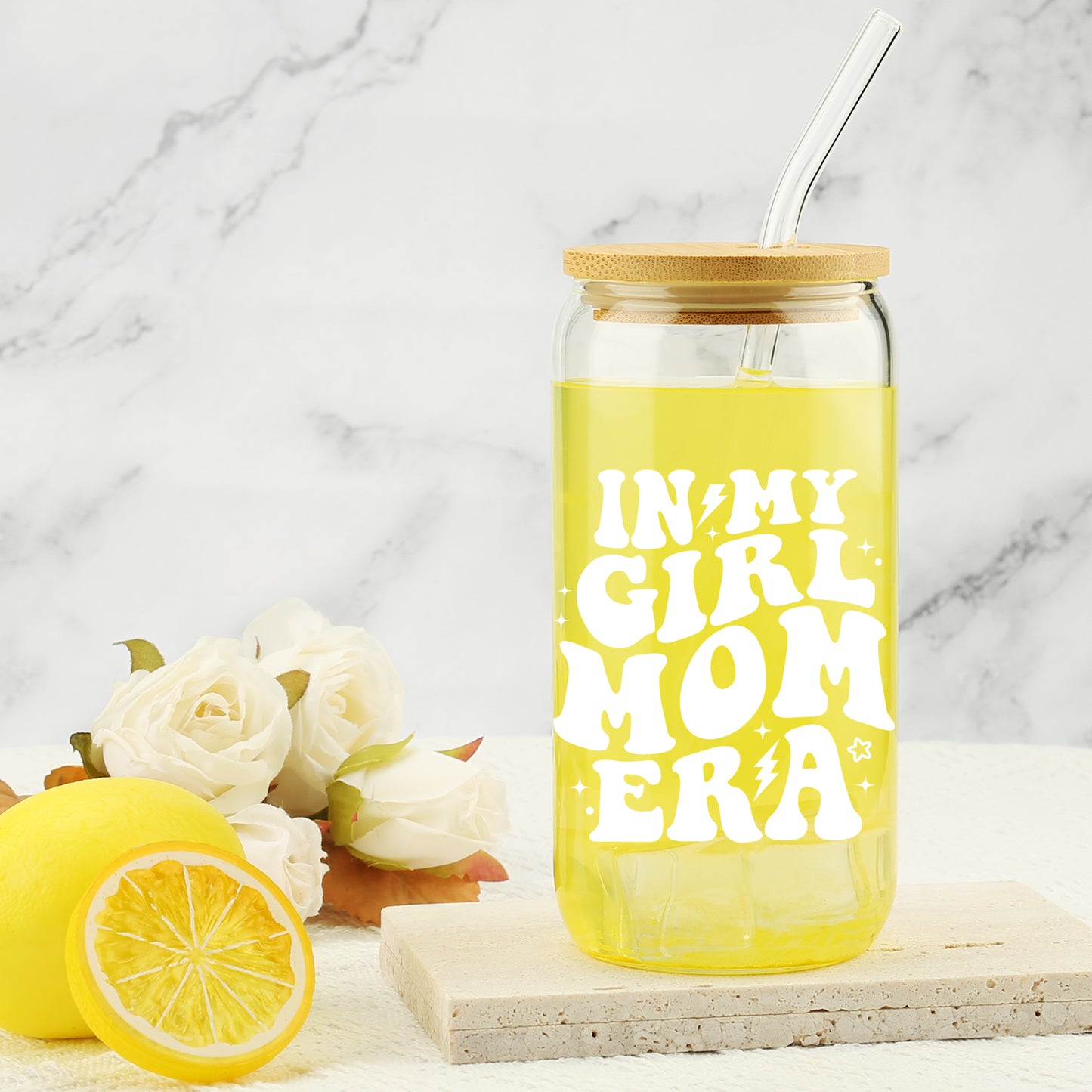 iiGifts In My Girl Mom Era Tumbler - Funny Coffee Cup for New/Expecting Moms, Aunts and Girl Mom Club | Mothers Day, Christmas, Baby-Shower Gift for Women