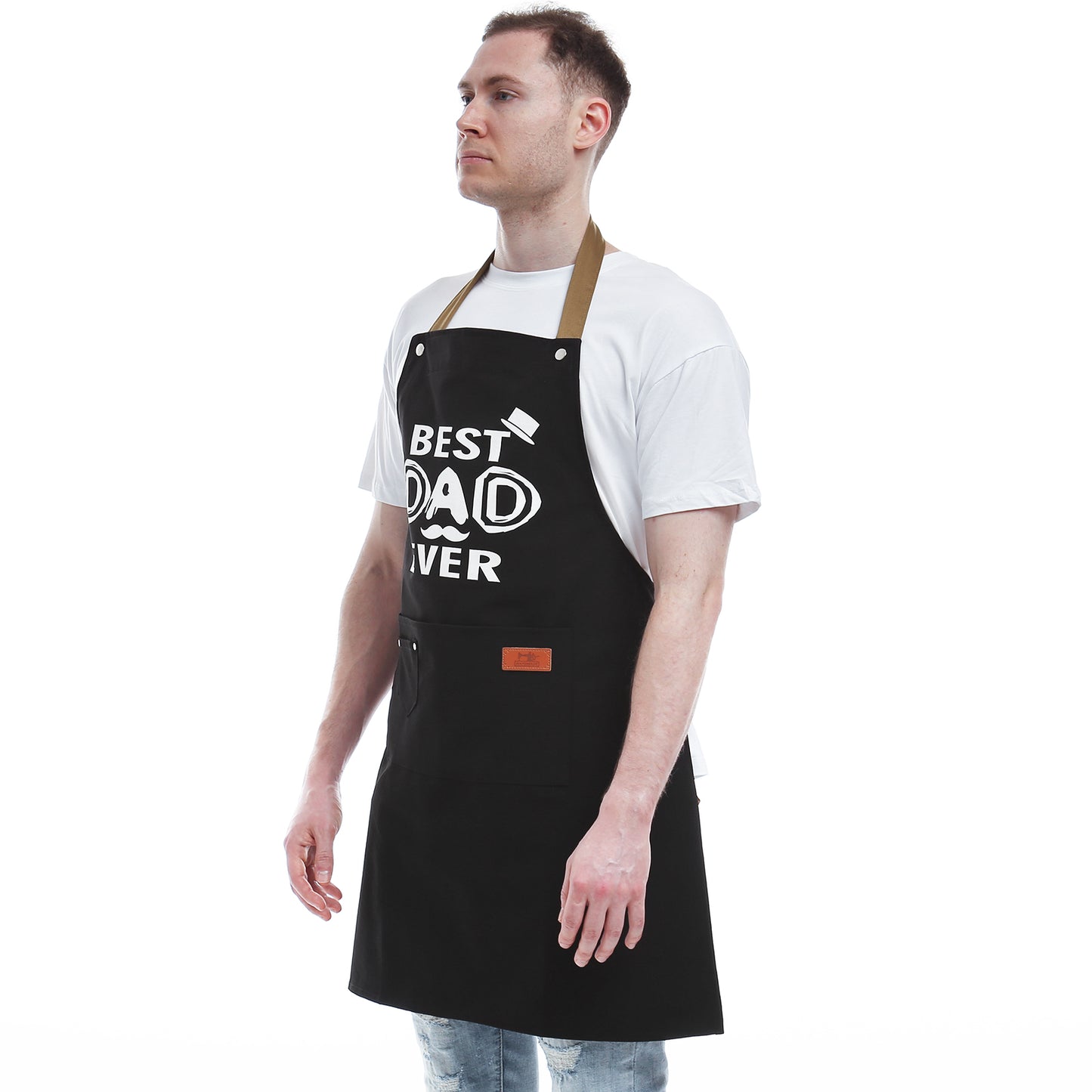 Gifts for Dad from Daughter Son - Father's Day Gifts - Birthday Gifts, Thanksgiving Gifts, Christmas Gifts for Dad - Funny Birthday Gifts for Dad, Best Dad Gifts - Best Dad Ever, BBQ Chef Apron