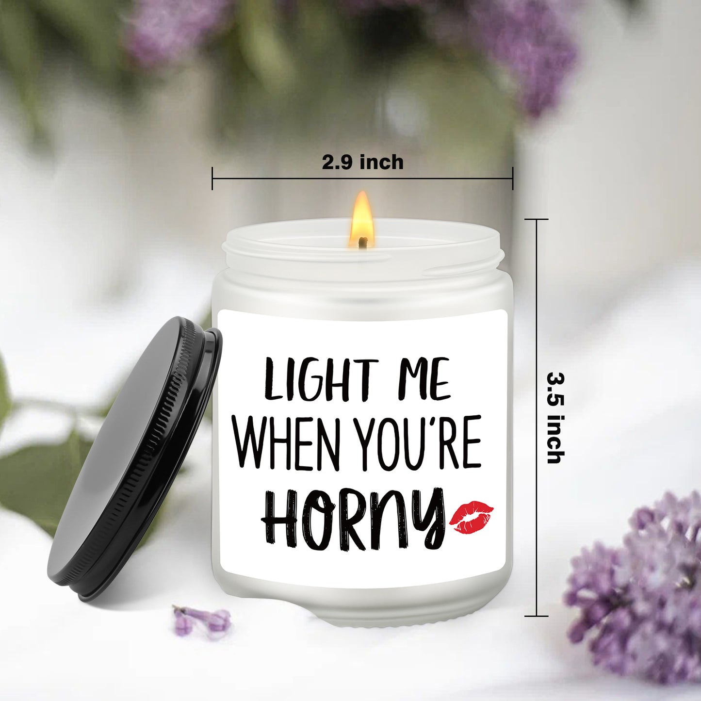 Birthday Gift for Husband, Valentine's Day Candle Gift, Anniversaries Gift for Him, V-Day Candle Gift, Funny Gag Gift, Romantic Gift, Relationship Gift for Boyfriend, Scented Candle Gift for Couples