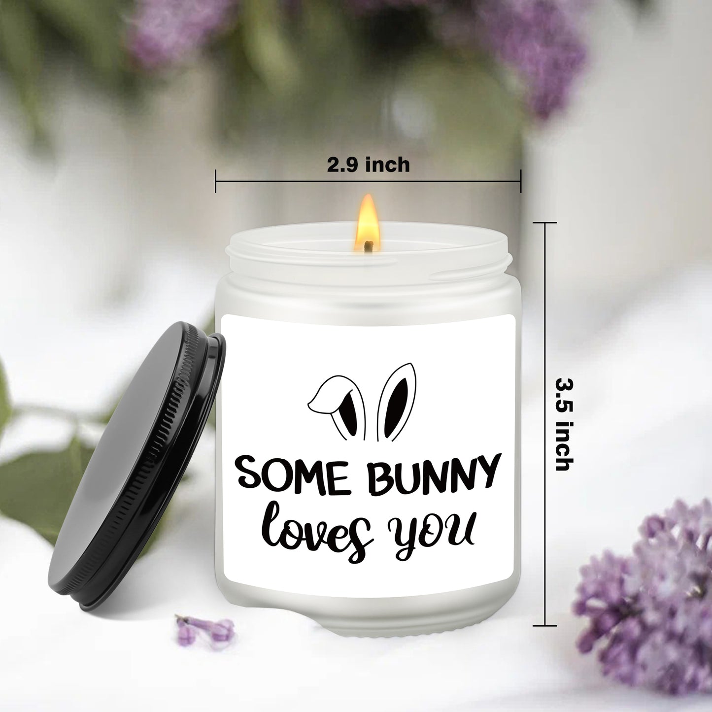 Some Bunny Loves You Happy Easter Gift for Her, Easter Gift for Him, Cute Candle Holiday Decoration, BFF Friend Gifts, Easterday Decor, Gifts for Mom, Easterday Bunny Basket Ideas, Scented Soy Candle