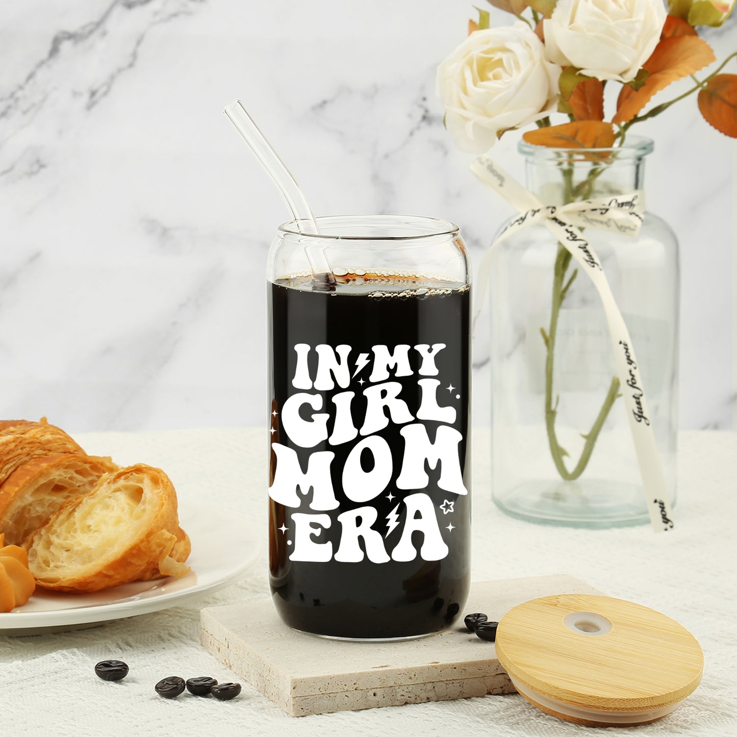 iiGifts In My Girl Mom Era Tumbler - Funny Coffee Cup for New/Expecting Moms, Aunts and Girl Mom Club | Mothers Day, Christmas, Baby-Shower Gift for Women