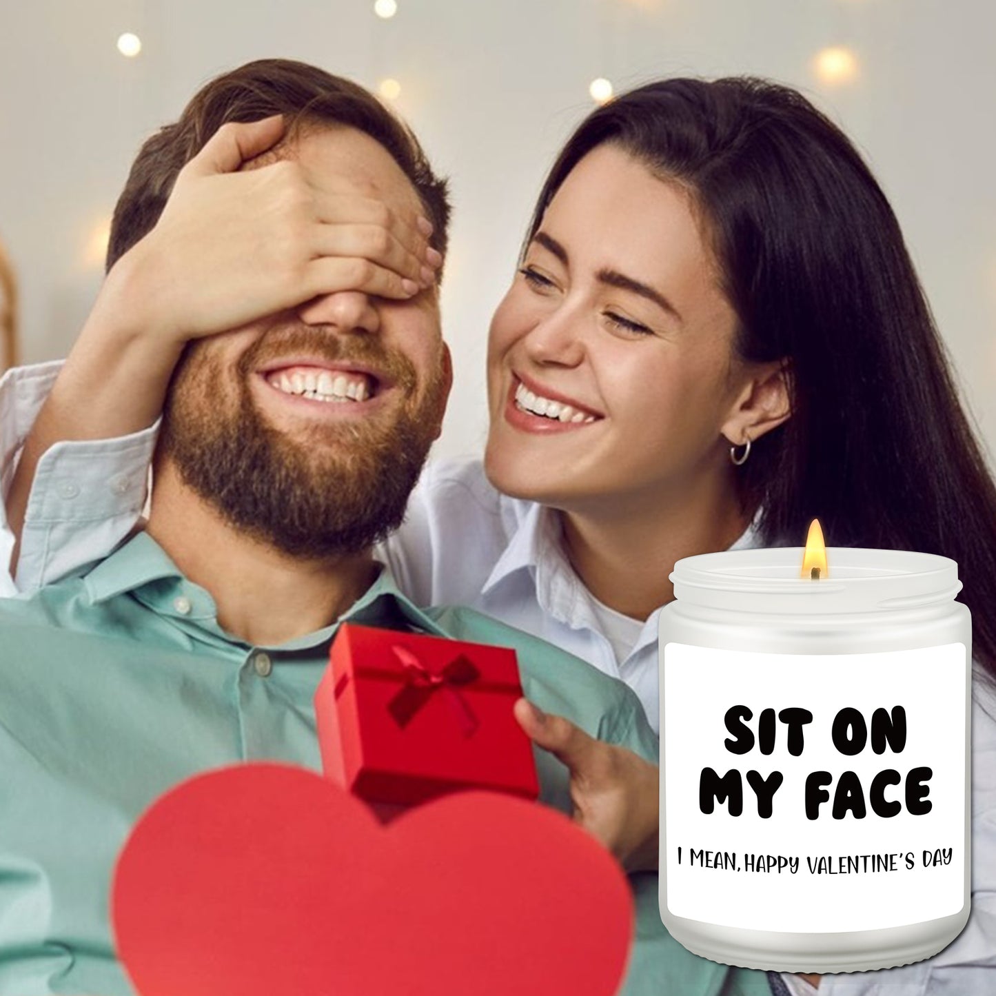Candle Gifts for Him Boyfriend Husband Men Couples Gift Ideas, Present for Him, Naughty Anniversary Birthday Gifts for Boyfriend, Funny Romantic Gift for Husband Men, Humor Candles
