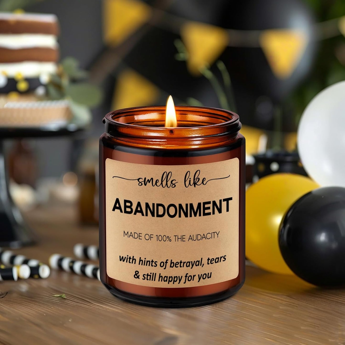 Scented Candles - Friends Moving Away, Coworker Leaving Ideas, Funny Retirement Gifts for Women, Men - Goodbye, Going Away, Farewell Gifts for Coworkers, Boss, Work Bestie, Woman, Best Friend