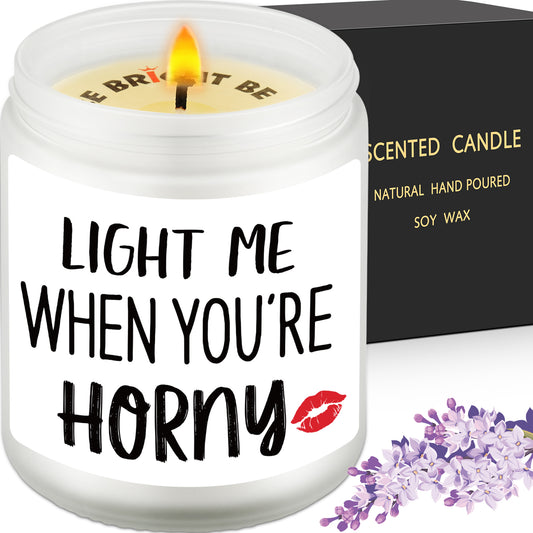 Birthday Gift for Husband, Valentine's Day Candle Gift, Anniversaries Gift for Him, V-Day Candle Gift, Funny Gag Gift, Romantic Gift, Relationship Gift for Boyfriend, Scented Candle Gift for Couples