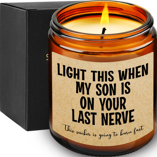 Daughter in Law Gifts, Birthday Gifts for Daughter-in-Law from Mother in Law or Father, Women Female Valentine's Gift, Surprise Gift for Future Daughter-in-Law Sons Girlfriend Candle